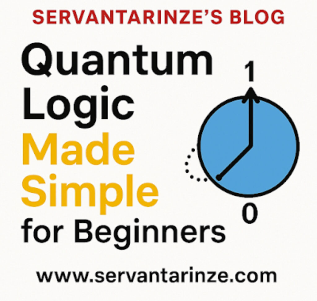 Quantum Logic explained in simple terms for beginners with a qubit visual illustration – Servantarinze Blog